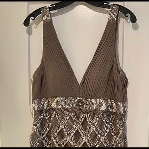 Sue Wong beaded cocktail Gatsby dress